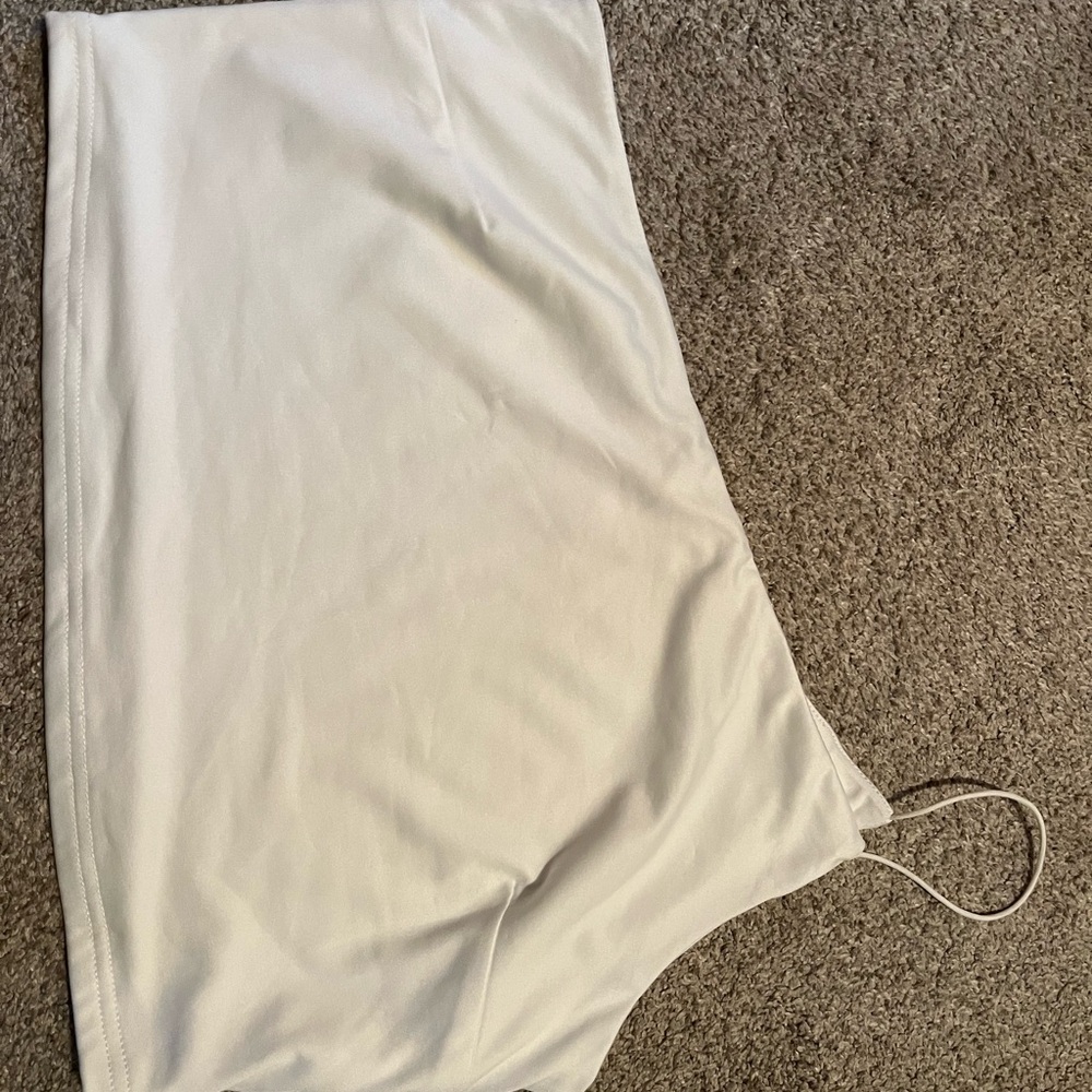 SHEIN White Asymmetrical Top